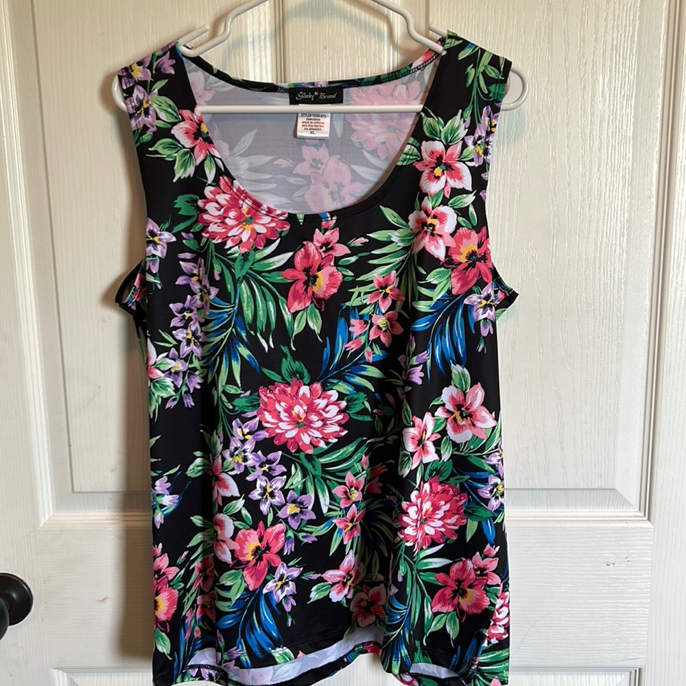 Floral print tank